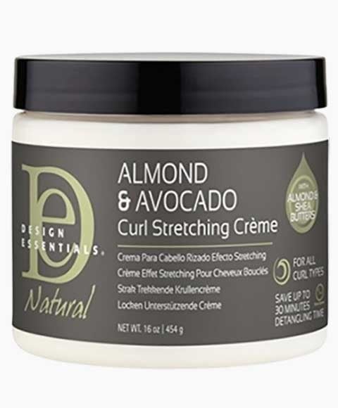 DESIGN ESSENTIALS NATURAL ALMOND AND AVOCADO CURL STRETCHING CREME 454 g Hair Moisturizers Asetena Pa