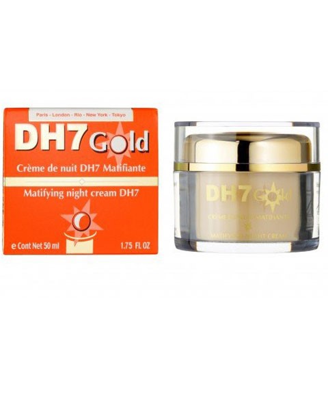 DH7 GOLD MATIFYING NIGHT CREAM 50 ml Skin Moisturizing Asetena Pa