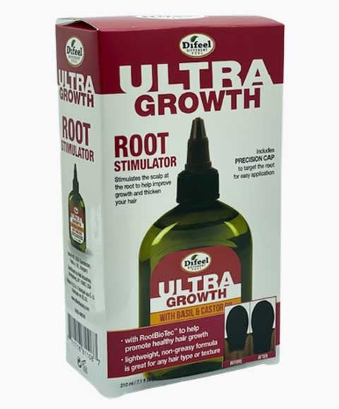 DIFEEL ULTRA GROWTH ROOT STIMULATOR WITH BASIL AND CASTOR OIL 210 ml Treatments Asetena Pa