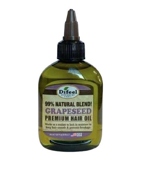 DIFEEL NATURAL BLEND GRAPESEED PREMIUM HAIR OIL 75 ml Sprays, Serums and Oils Asetena Pa