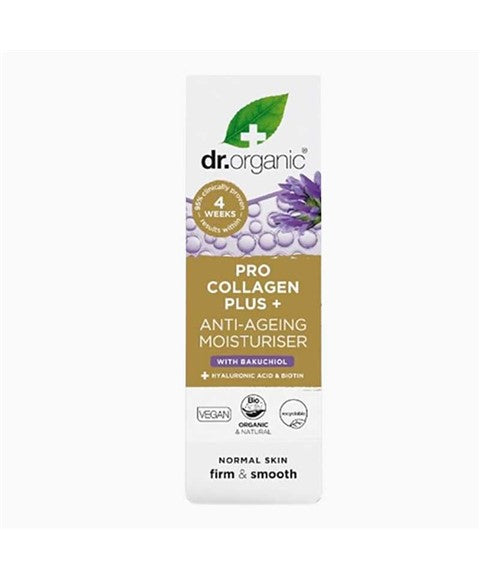 PRO COLLAGEN PLUS ANTI AGEING MOISTURISER WITH BAKUCHIOL 50 ml Vegan Skincare Asetena Pa