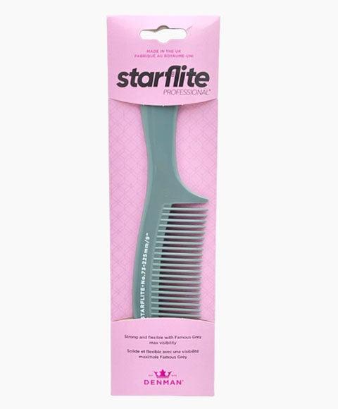 STARFLITE HANDLE RAKE COMB NO 73 Color GREY Hair Brushes and Combs Asetena Pa