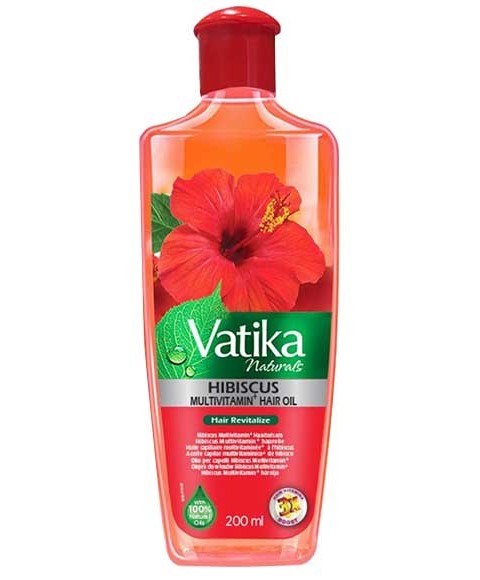 VATIKA NATURALS HIBISCUS MULTIVITAMIN OIL 200ml Sprays, Serums and Oils Asetena Pa