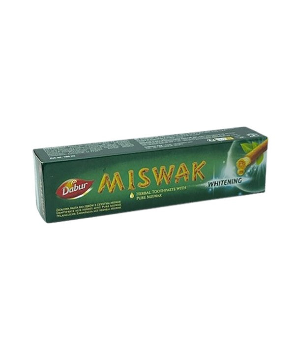 DABUR MISWAK WHITENING HERBAL TOOTHPASTE 100 ml Dental Care Asetena Pa