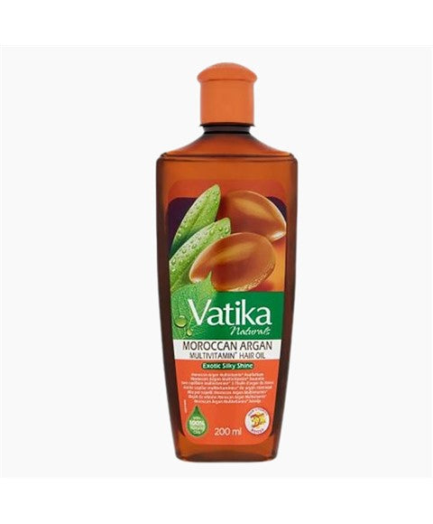 VATIKA NATURALS ARGAN ENRICHED HAIR OIL 200 ml Sprays, Serums and Oils Asetena Pa