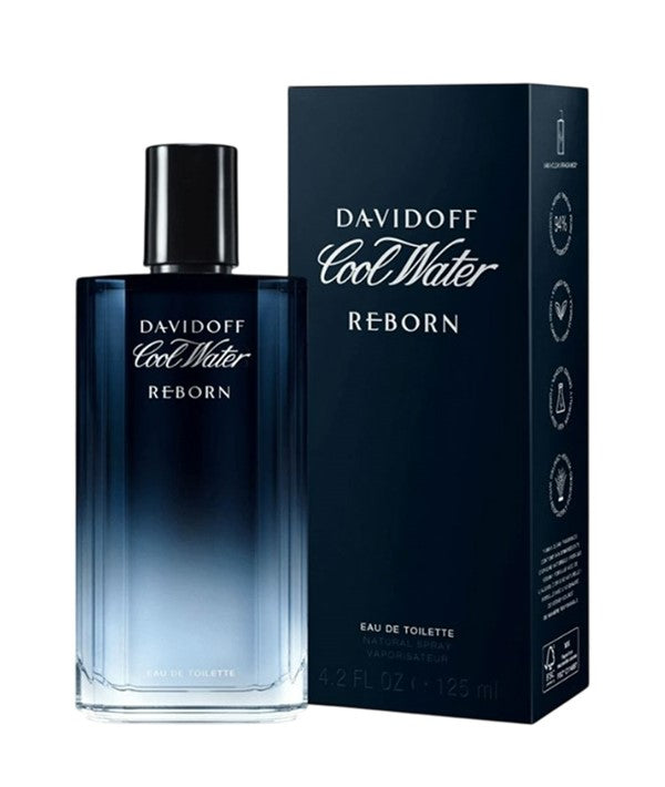 DAVIDOFF COOL WATER REBORN EAU DE TOILETTE 125 ml Perfumes for Him Asetena Pa