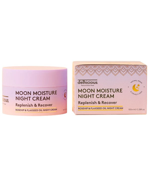 MOON MOISTURE REPLENISH AND RECOVER NIGHT CREAM 100 ml Skin Moisturizing Asetena Pa