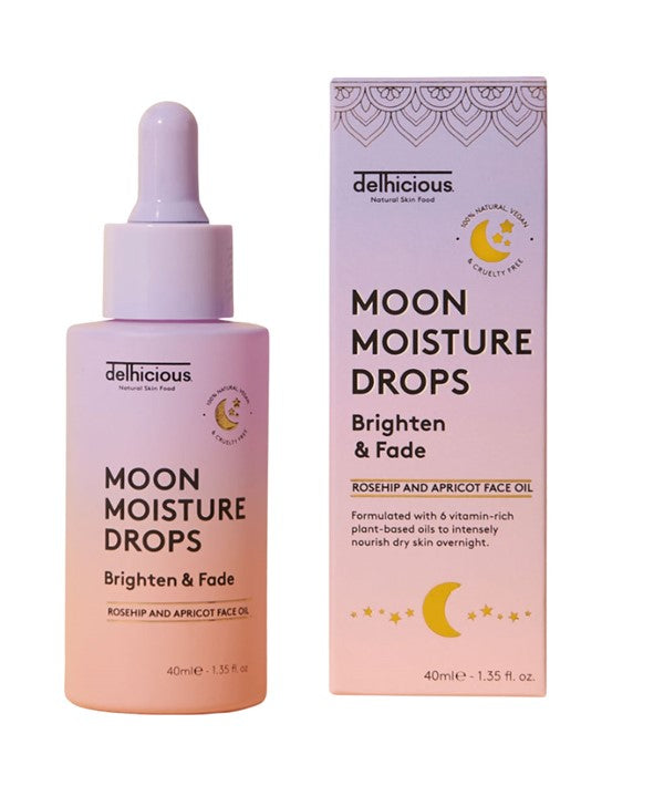 MOON MOISTURE BRIGHTEN AND FADE DROPS FACE OIL 40 ml Skin Moisturizing Asetena Pa
