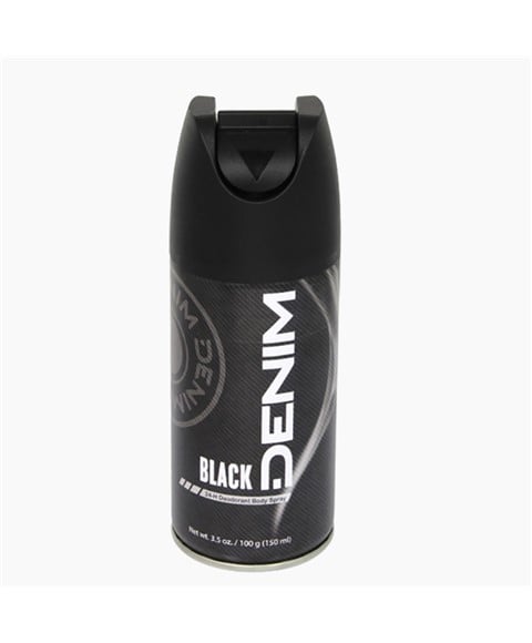 DENIM DEO PERFUME BODY SPRAY BLACK 150 ml Body Care Asetena Pa