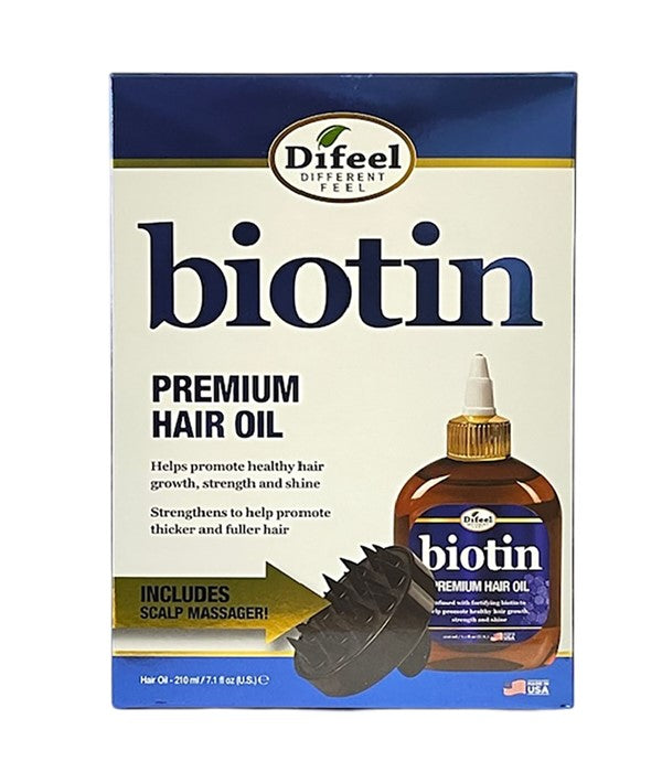 DIFEEL BIOTIN PREMIUM HAIR OIL WITH SCALP MASSAGER 210 ml Sprays, Serums and Oils Asetena Pa