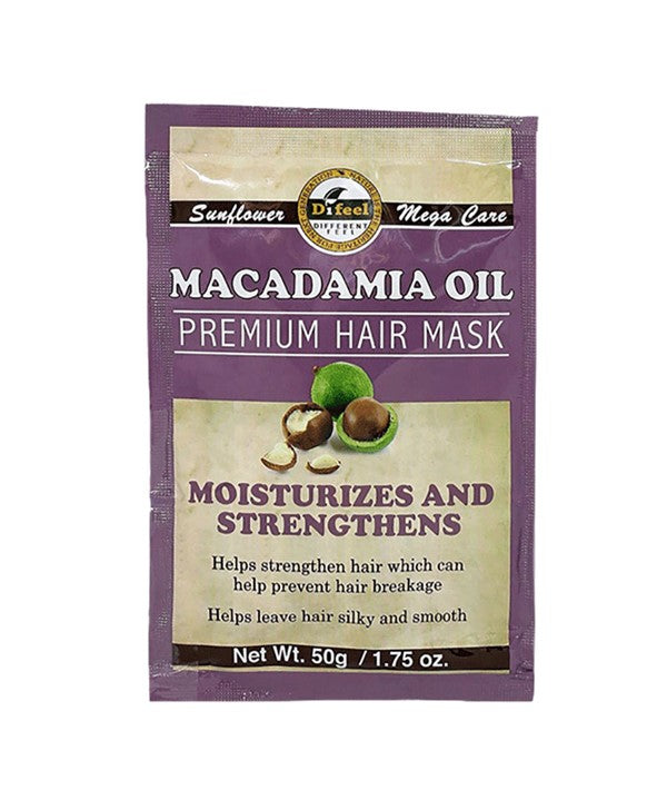 DIFEEL MACADAMIA OIL PREMIUM HAIR MASK 50g Treatments Asetena Pa