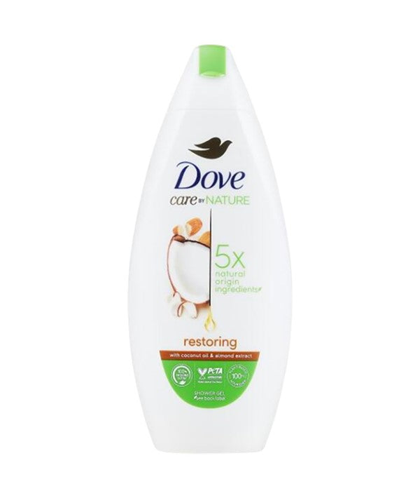 DOVE COCONUT OIL AND ALMOND EXTRACT SHOWER GEL 225ML Body Care Asetena Pa