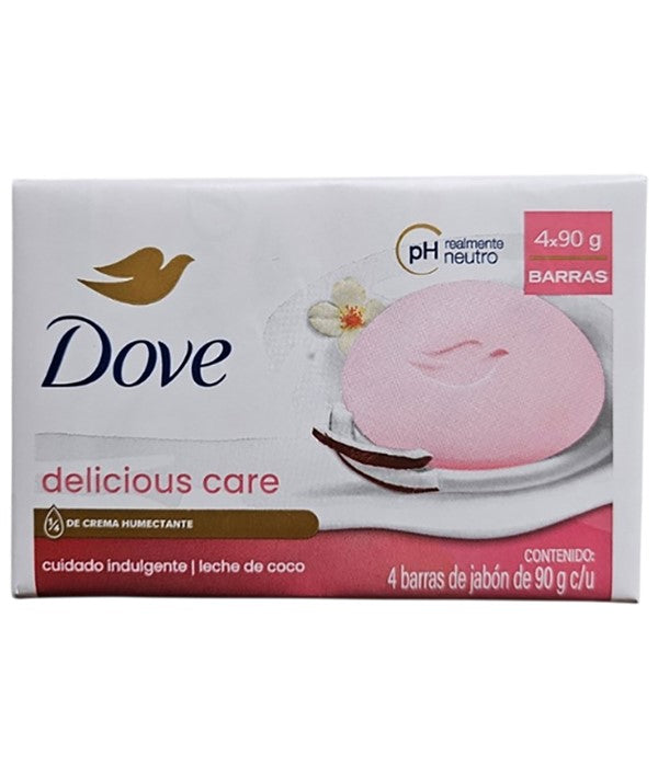 DELICIOUS CARE MOISTURIZING CREAM COCONUT MILK SOAP 4 x 90 g Body Care Asetena Pa