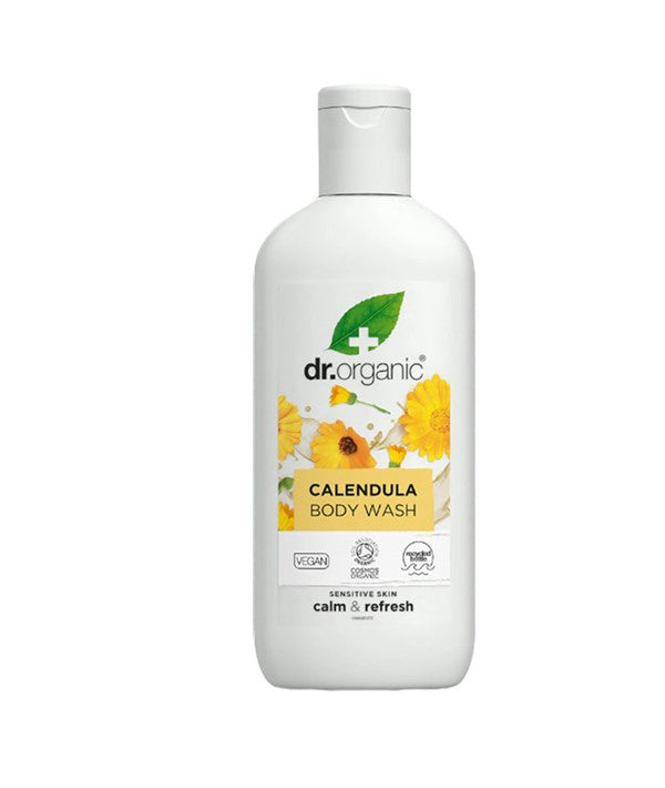 ORGANIC CALENDULA FRAGRANCE FREE BODY WASH 250 ml Vegan Skincare Asetena Pa