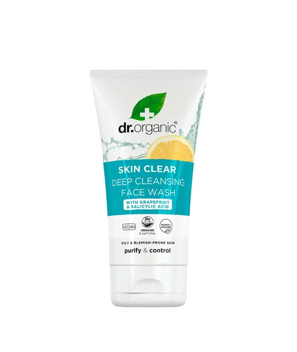 SKIN CLEAR ORGANIC TEA TREE DEEP PORE CLEANSING FACE WASH 125 ml Vegan Skincare Asetena Pa