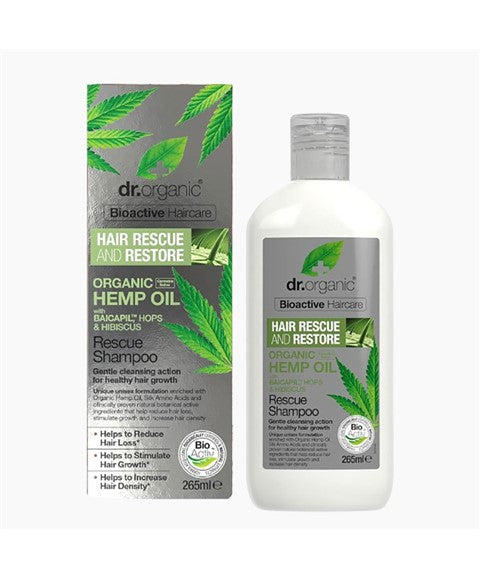BIOACTIVE HAIRCARE ORGANIC HEMP OIL RESCUE SHAMPOO 265 ml Shampoo Asetena Pa
