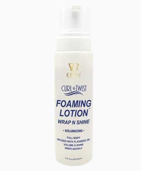 EBIN NEW YORK CURL AND TWIST FOAMING LOTION WRAP AND SHINE VOLUMIZING 250 ml Hair Styling Asetena Pa