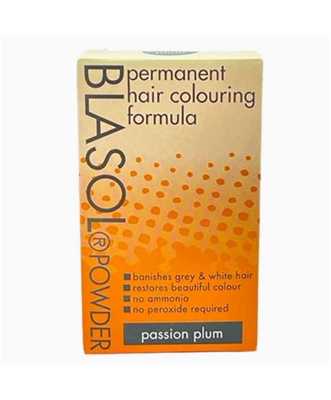 BLASOL POWDER PERMANENT HAIR COLORING PASSION PLUM 6 g Hair Color Asetena Pa