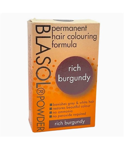 BLASOL POWDER PERMANENT HAIR COLORING RICH BURGUNDY 6 g Hair Color Asetena Pa