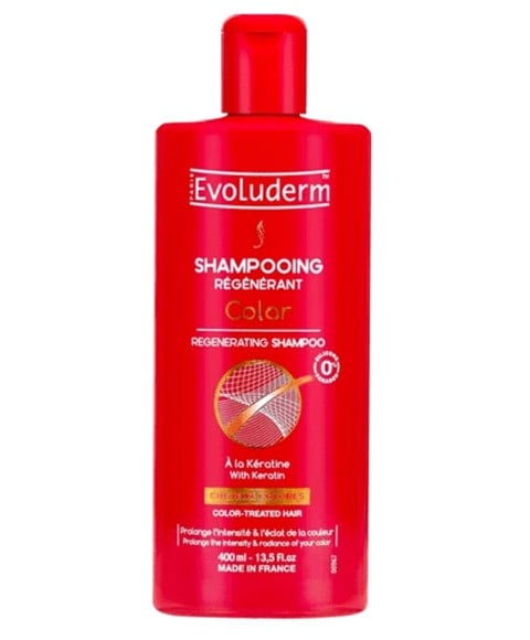 REGENERATING COLOR SHAMPOO WITH KERATIN 400 ml Shampoo Asetena Pa
