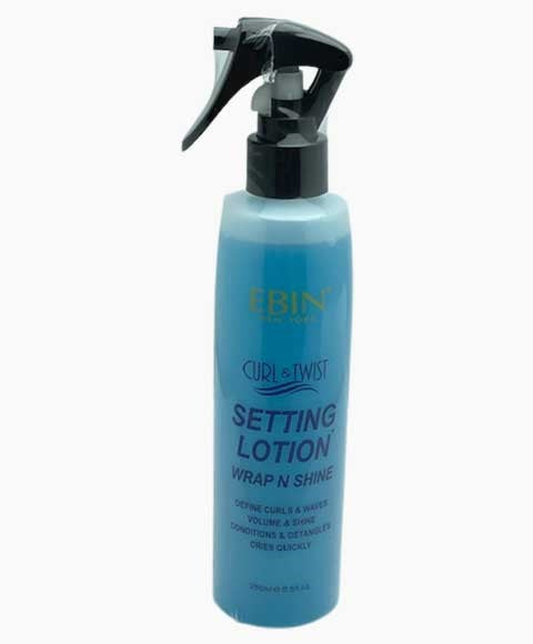 CURL AND TWIST WRAP N SHINE SETTING LOTION 250 ml Hair Styling Asetena Pa