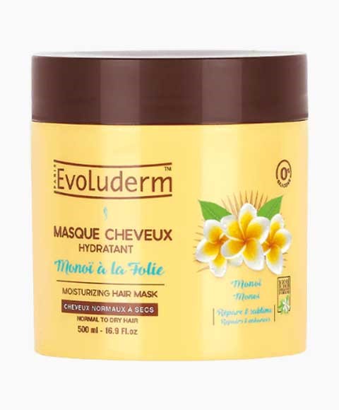 EVOLUDERM MONOI MOISTURIZING HAIR MASK 500 ml Hair Moisturizers Asetena Pa