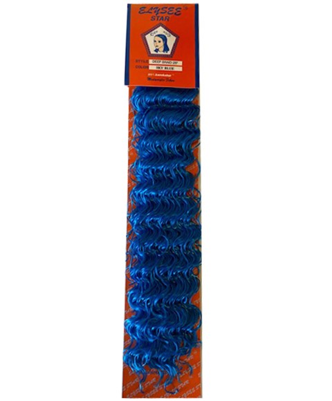DEEP BRAID SYN SKY BLUE 25 inch Hair for Braid Extensions Asetena Pa
