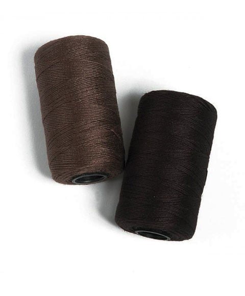ELYSEE STAR JUMBO WEAVING THREAD 200 yds Color Brown Extensions Accessories Asetena Pa
