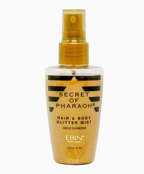 SECRET OF PHARAOH HAIR AND BODY GLITTER MIST GOLD DIAMOND 70 ml Blush And Highligter Asetena Pa