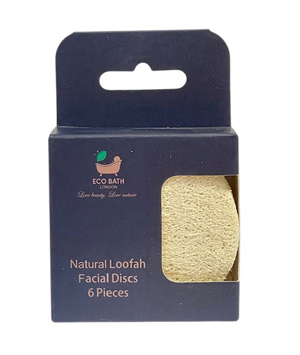 NATURAL LOOFAH FACIAL DISCS 6 pcs Skin Wash Asetena Pa