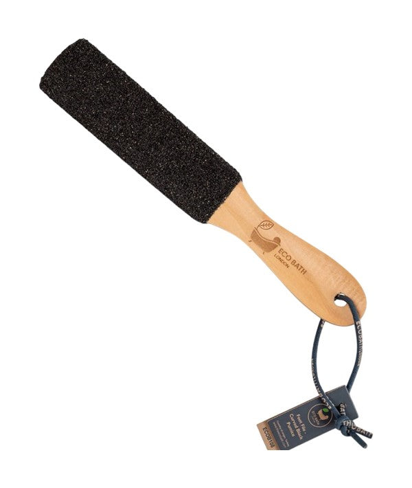 NATURAL PUMICE FOOT FILE CURVED BLACK Pedicure and Manicure Asetena Pa