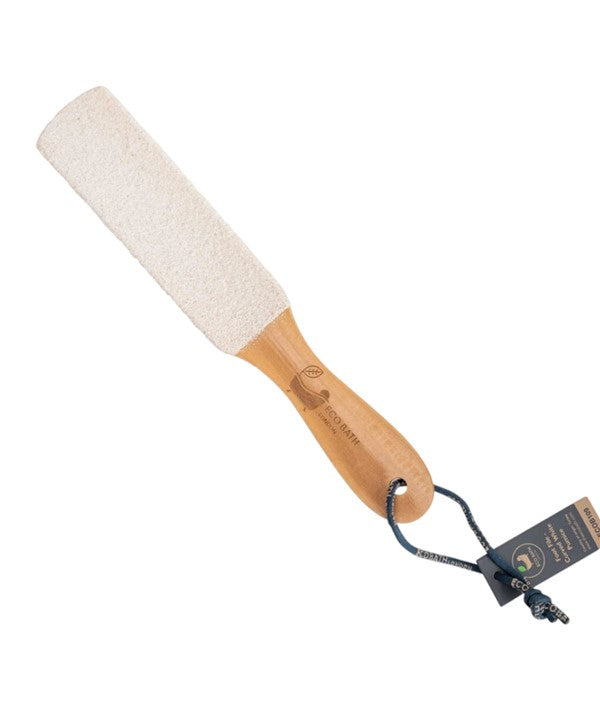 NATURAL PUMICE FOOT FILE CURVED WHITE Pedicure and Manicure Asetena Pa