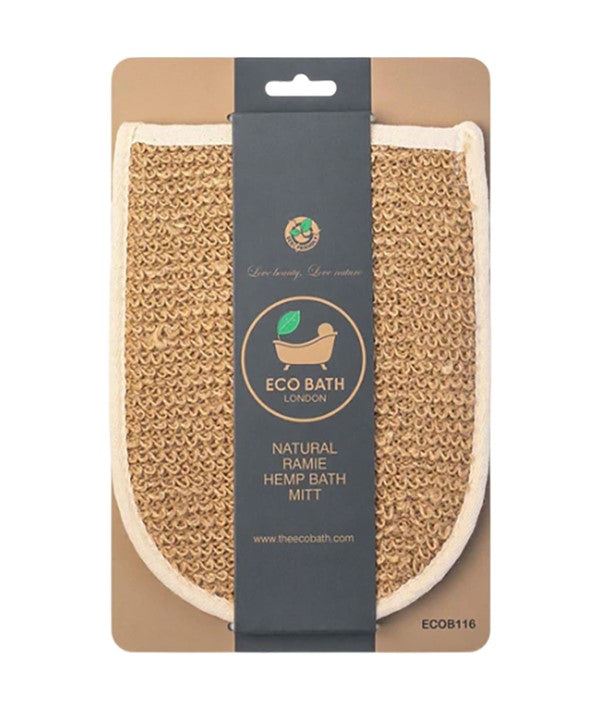 NATURAL RAMIE HEMP BATH MITT Skin Wash Asetena Pa