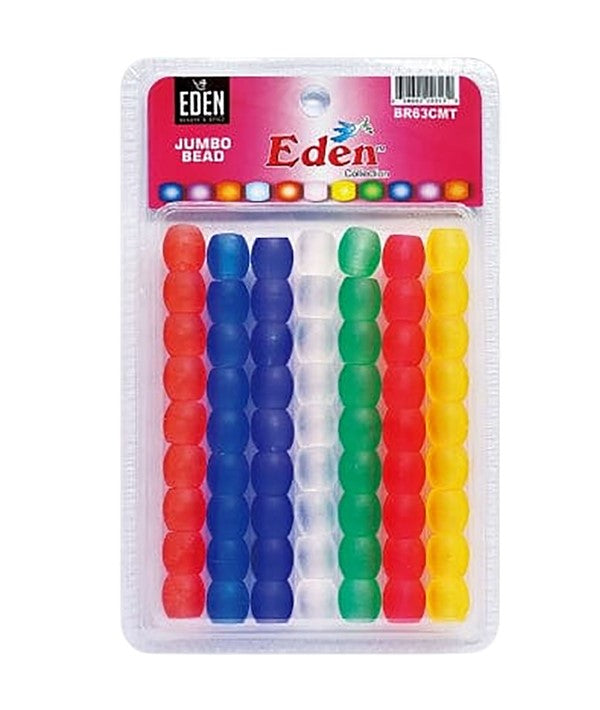 EDEN COLLECTION JUMBO BEADS BR63CMT Color Assorted Hair Accessories Asetena Pa
