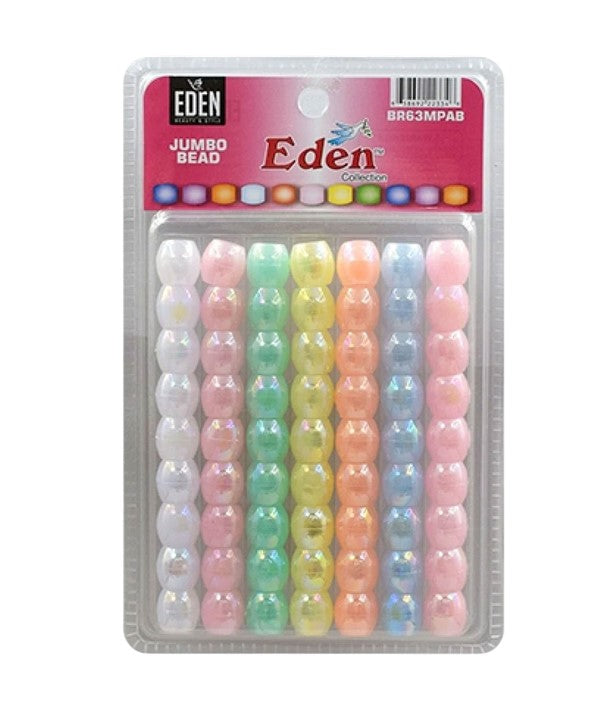 EDEN COLLECTION JUMBO BEADS BR63MPAB Color Assorted Hair Accessories Asetena Pa