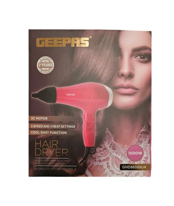GEEPAS PROFESSIONAL HAIR DRYER GHD86089UK Hair Dryers Asetena Pa