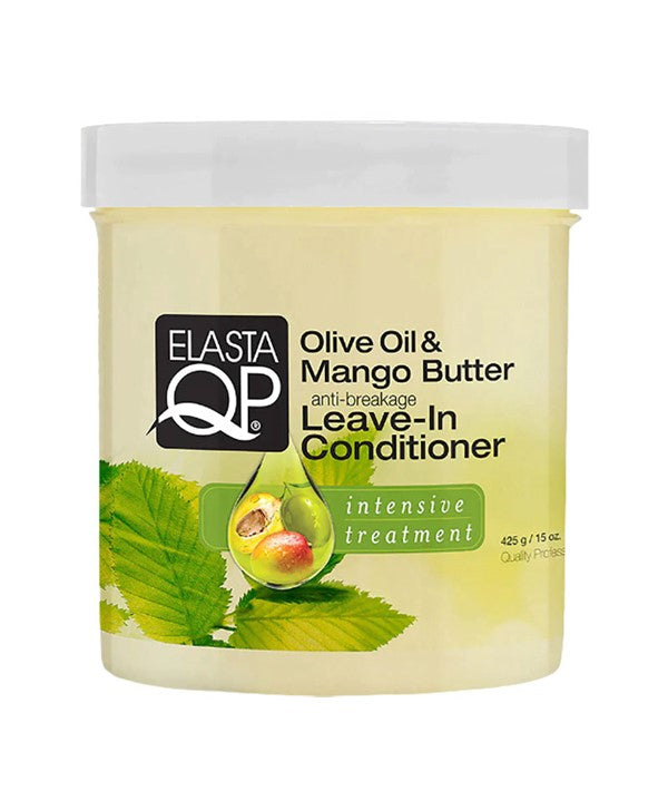QP OLIVE OIL AND MANGO BUTTER ANTI BREAKAGE LEAVE IN CONDITIONER 425 g Conditioner Asetena Pa