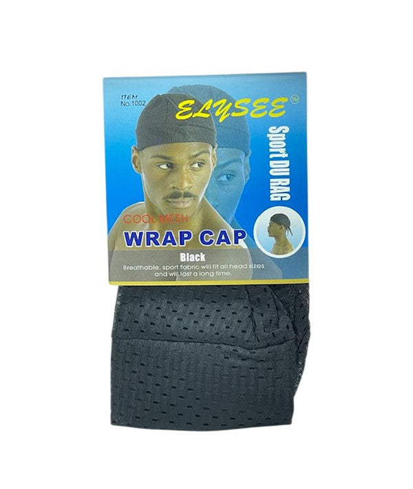 ELYSEE STAR COOL MESH WRAP CAP SPORT DU RAG 1002 Durags and Caps Asetena Pa