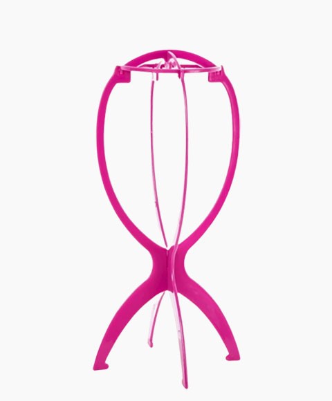 PLASTIC WIG STAND Color Pink Extensions Accessories Asetena Pa