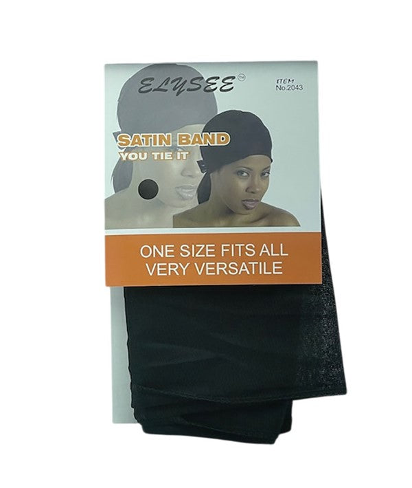 ELYSEE STAR SATIN BAND YOU TIE IT 2043 Durags and Caps Asetena Pa