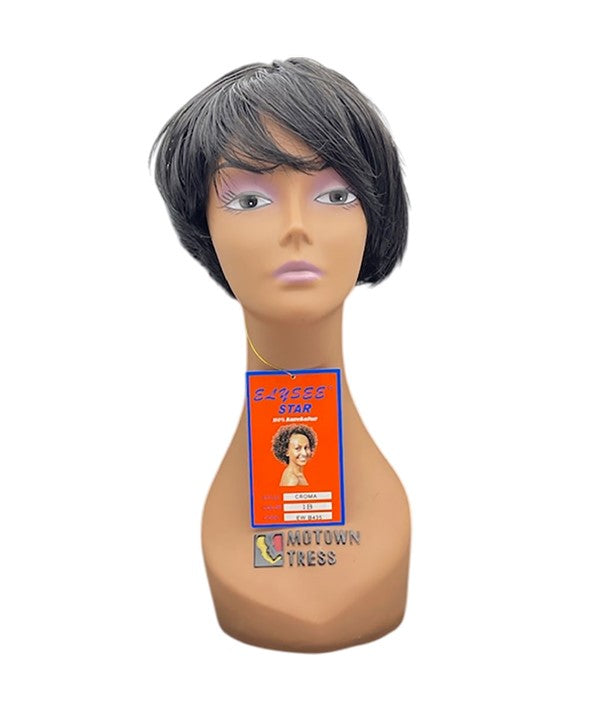 ELYSEE STAR SYNTHETIC CROMA WIG Color 1B Synthetic Hair Wigs Asetena Pa