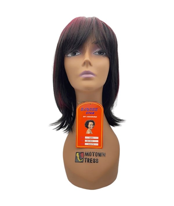 ELYSEE STAR SYNTHETIC GZIFA WIG Color 1B/39TS Synthetic Hair Wigs Asetena Pa