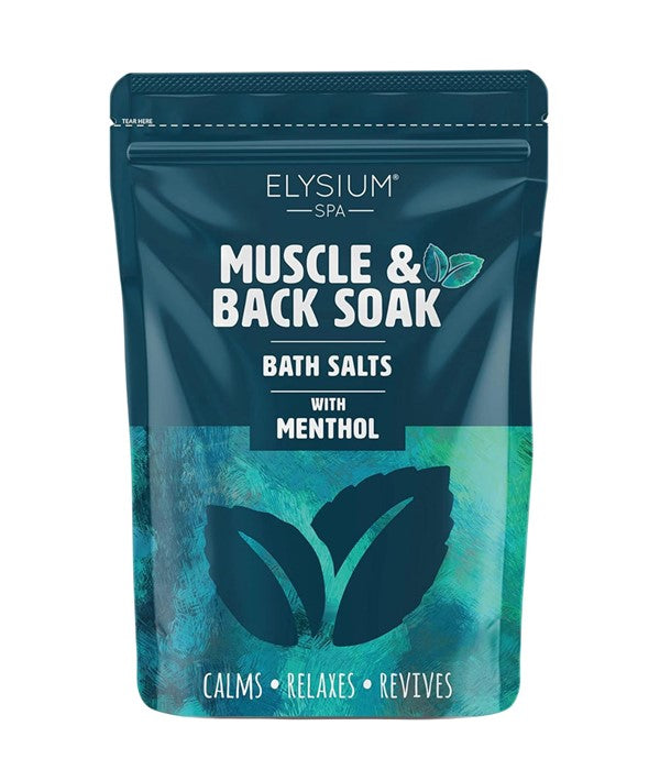 MUSCLE AND BACK SOAK BATH SALTS WITH MENTHOL 450 g Body Care Asetena Pa