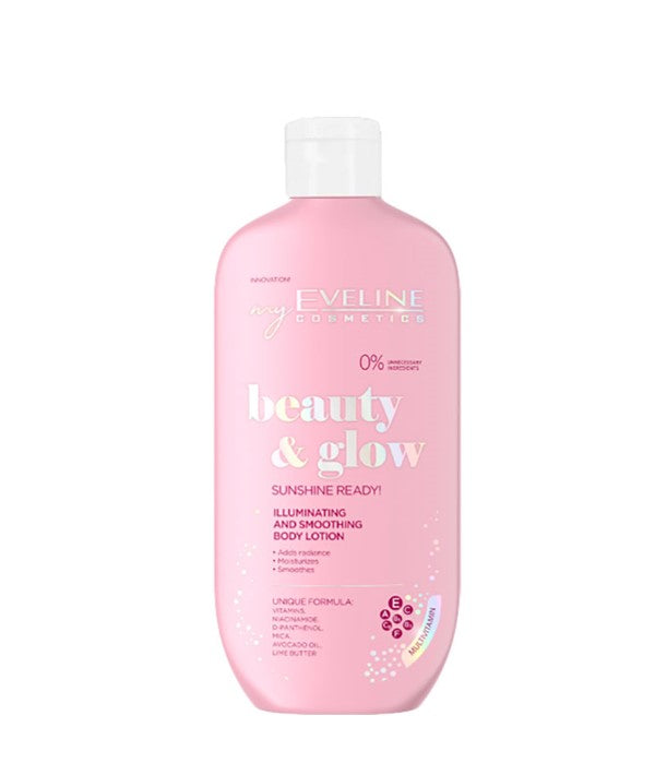 BEAUTY GLOW SUNSHINE READY ILLUMINATING SMOOTHING BODY LOTION 350 ml Skin Moisturizing Asetena Pa