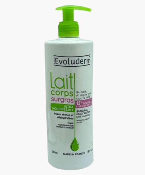 EVOLUDERM ULTRA NOURISHING SURGRAS BODY LOTION 500 ml Skin Moisturizing Asetena Pa