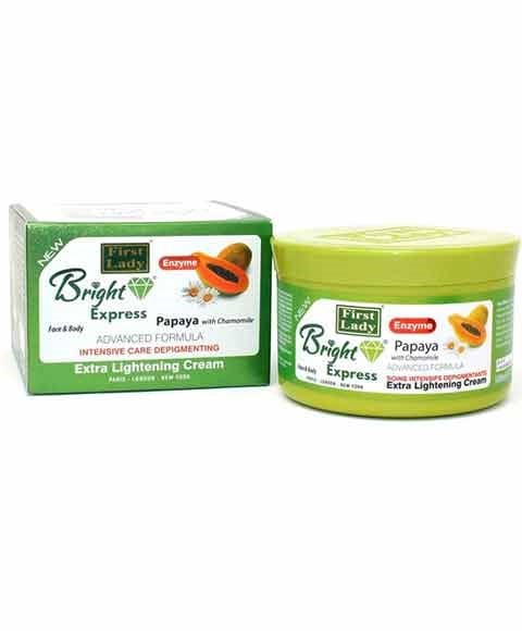 BRIGHT EXPRESS PAPAYA EXTRA LIGHTENING CREAM 500 ml Even Skin Tone Asetena Pa