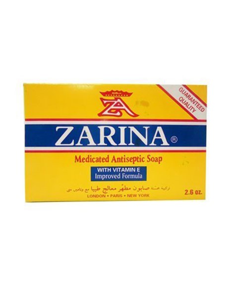 ZARINA MEDICATED ANTISEPTIC SOAP WITH VITAMIN E 80 g Body Care Asetena Pa