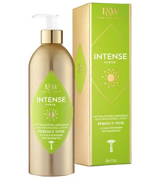 INTENSE POWER SILKY BRIGHTENING LOTION WITH BAOBAB OIL 500 ml Skin Moisturizing Asetena Pa