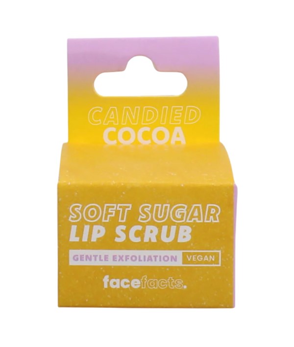 FACE FACTS SOFT SUGAR LIP SCRUB CANDIED COCOA 10 g Lips Asetena Pa