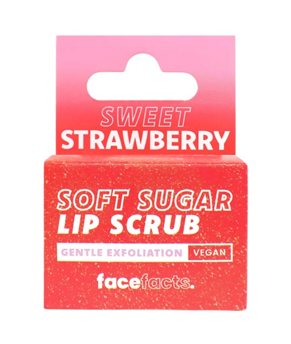 FACE FACTS SOFT SUGAR LIP SCRUB SWEET STRAWBERRY 10 g Lips Asetena Pa